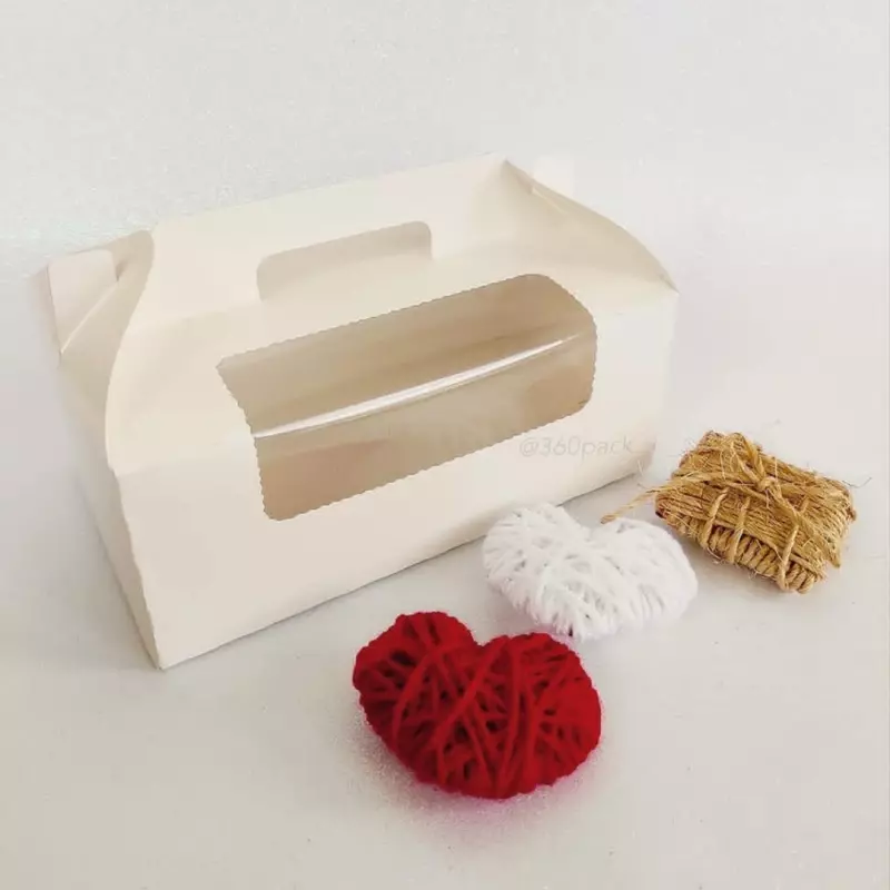 Lonchera #6 Blanca Con Acetato