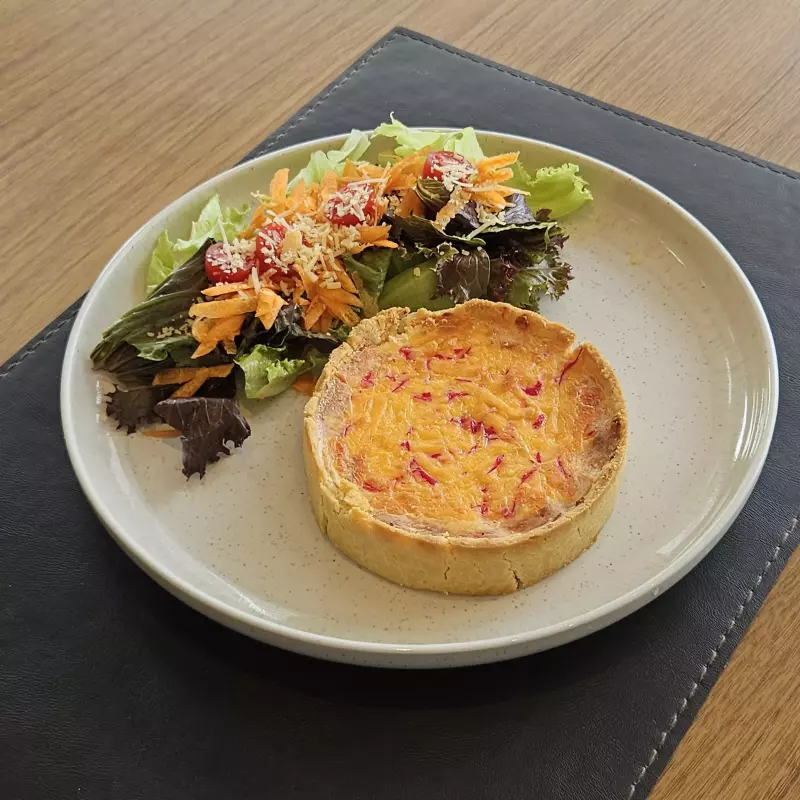 Quiche de queijo do reino