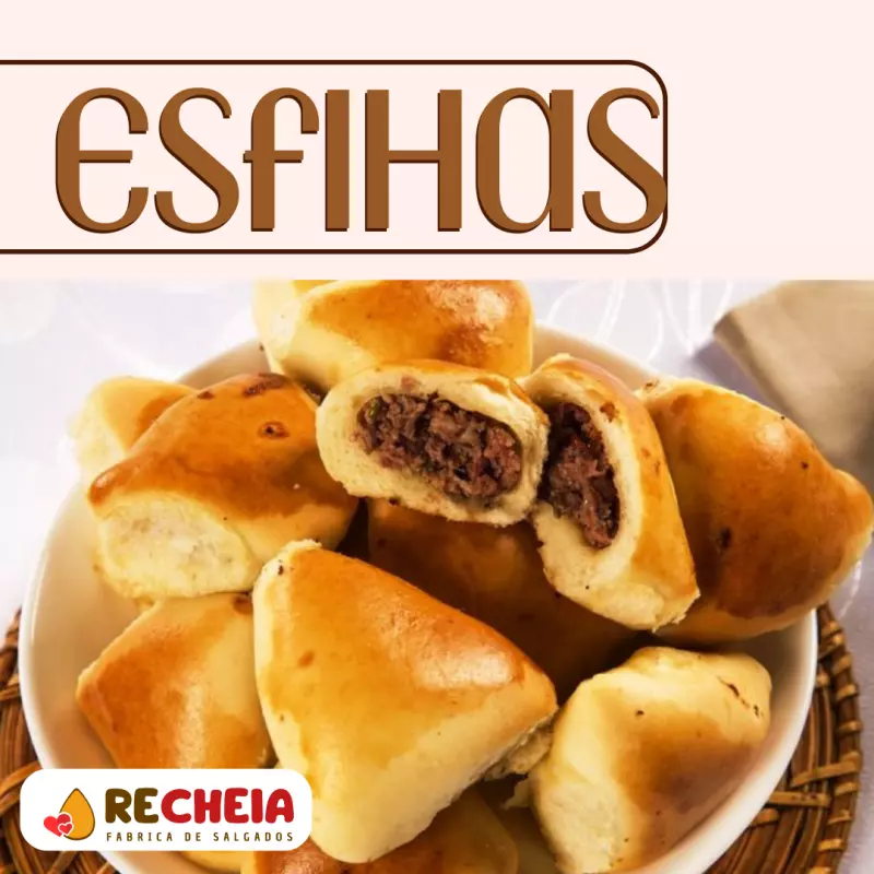 50 unid Salgados Assados de 25gr