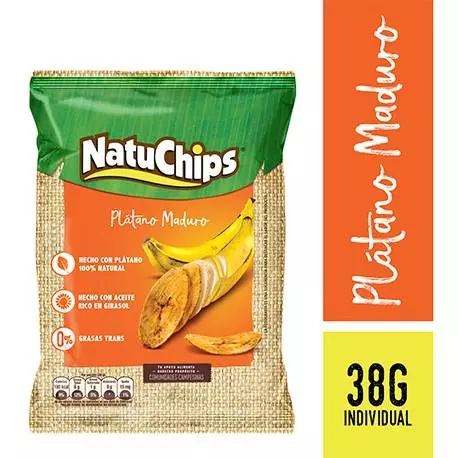 NatuchipS platano maduro 38g