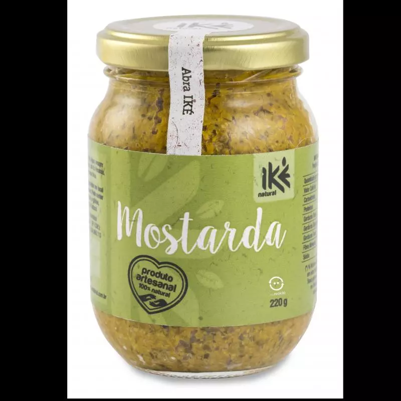 Mostarda com Manjericão e Cúrcuma 220g
