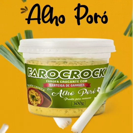 Farofa Pronta c/ Alho Poró-Farocrock