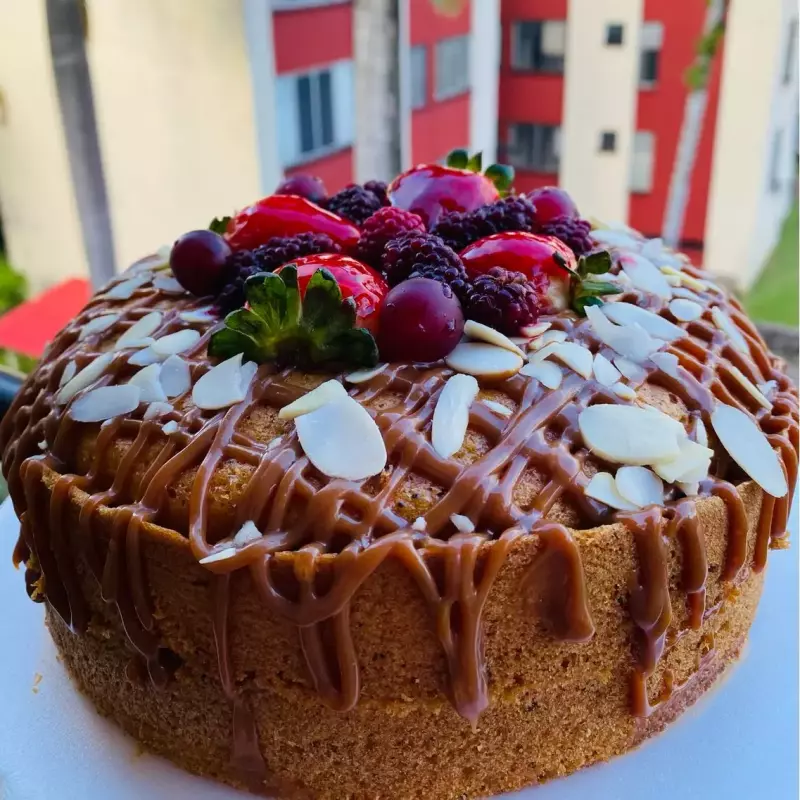 Torta rustica arequipe KETO