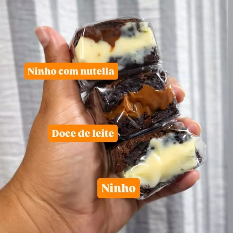 Brownie Recheado Artesanal