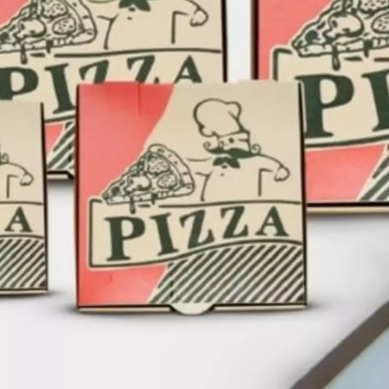 Caja Pizza (40x40) Estampada