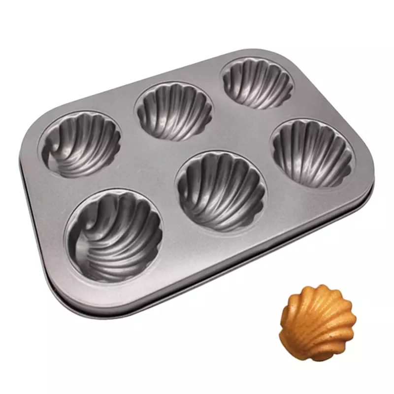 Moldes de cupcake 6und ostras