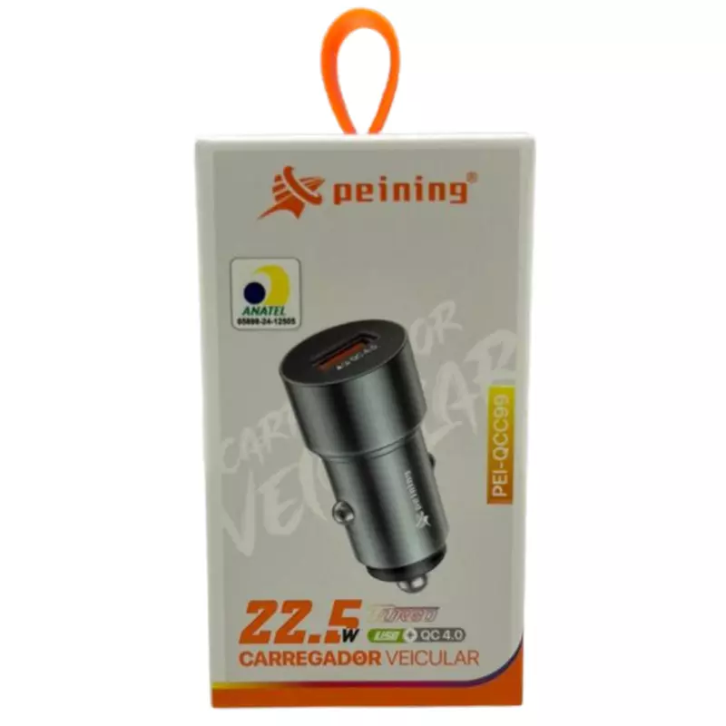 CARREGADOR VEICULAR TURBO PEI-QCC99