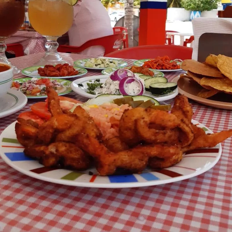 Camarones empanizados