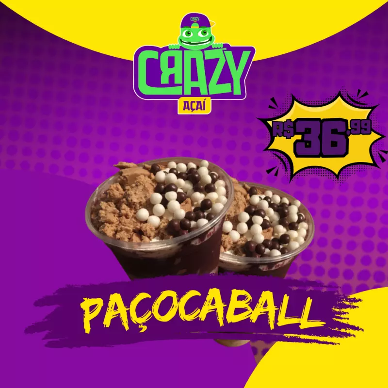 Promo Combo Paçoca Ball 500ml