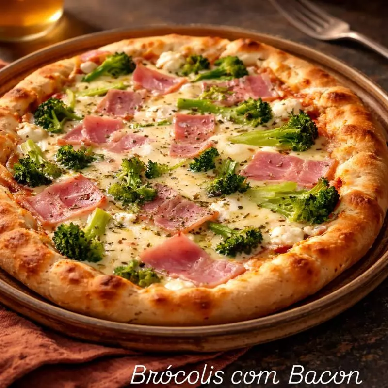 Bacon com brócolis