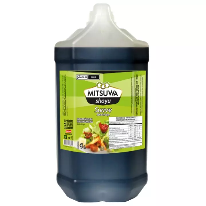 Molho Shoyu Suave Mitsuwa 5L