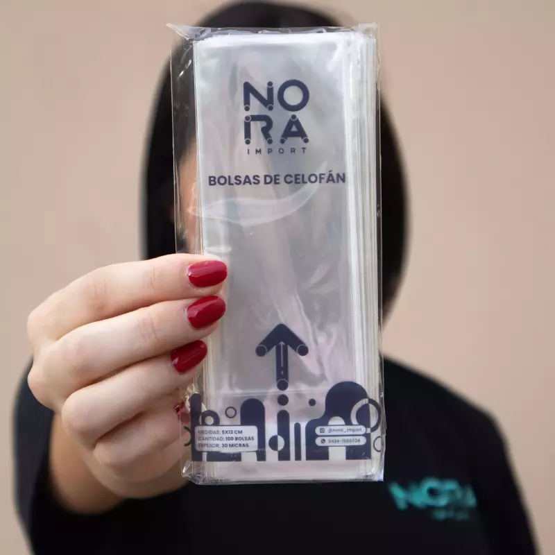 Bolsas celofán con adhesivo 5x12