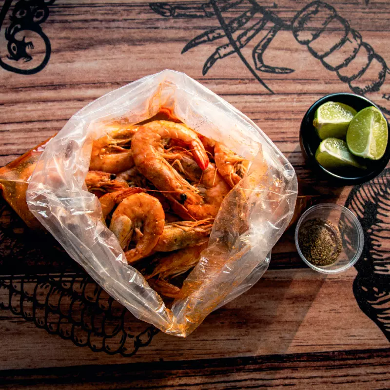 1kg CAMARÓN CON SALSA CAJÚN