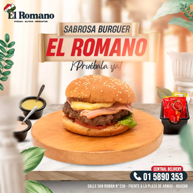 Hamburguesa Romano