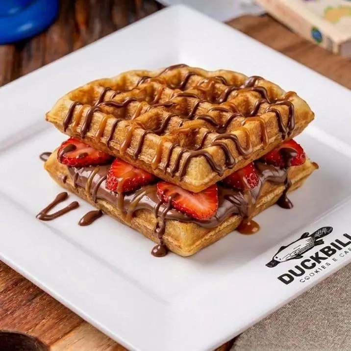 Waffle - Nutella e Morango