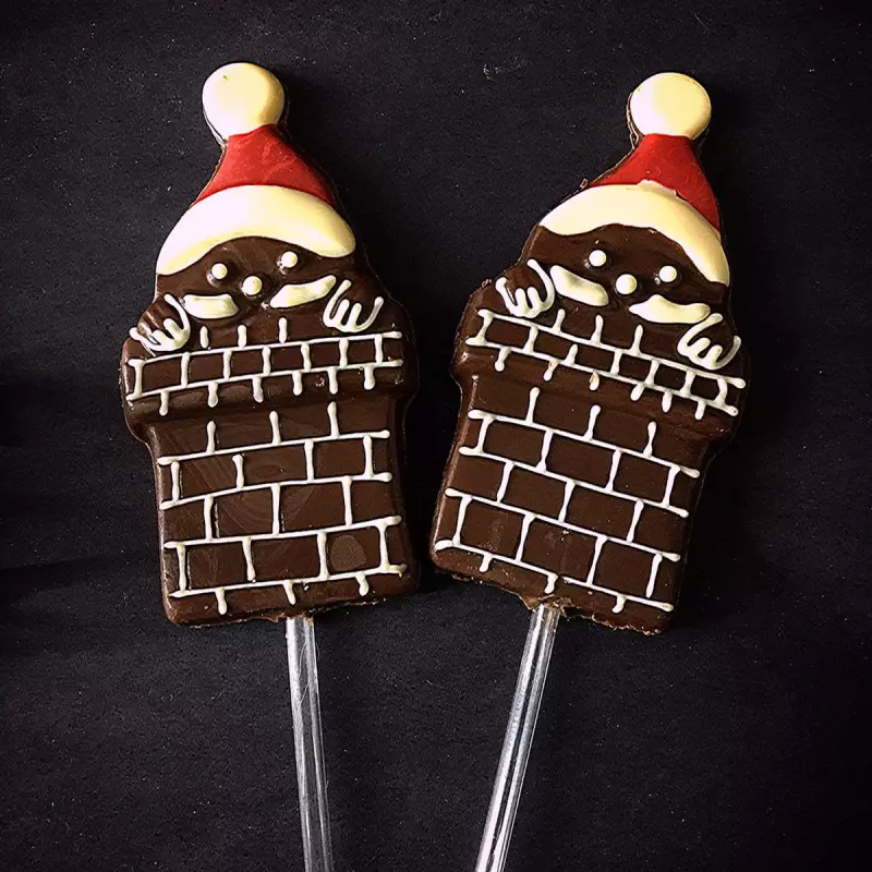 Pirulito papai Noel chaminé