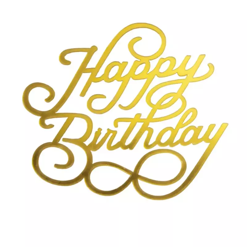 162 TOPPER HAPPY  BIRTHDAY