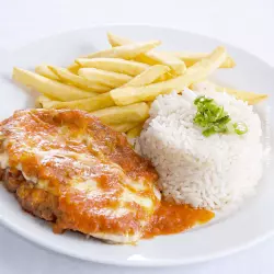 Bife a parmegiana