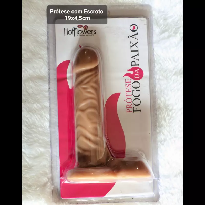 Prótese Maciça c/ Escroto 19x4,5cm