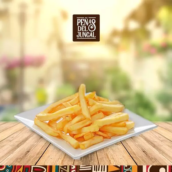 Porción de papas fritas