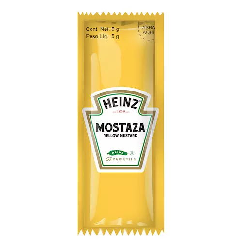 SOBRES MOSTAZA HEINZ 200PZAS