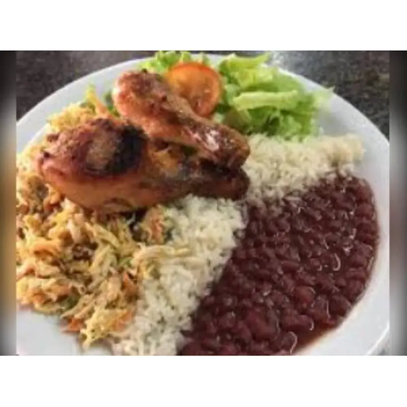 Frango Assado com salpicão