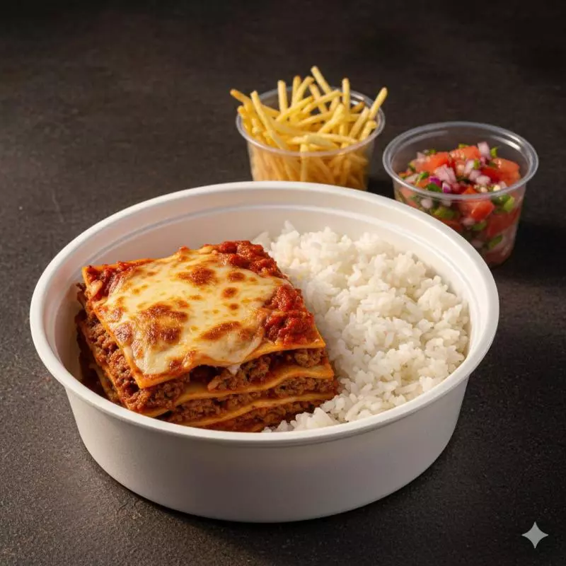 Lasanha (Bolonhesa e frango)