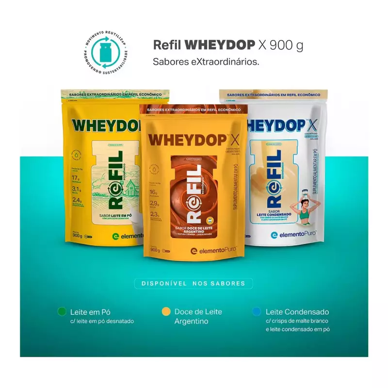 Refil Whey Dop  X 900g