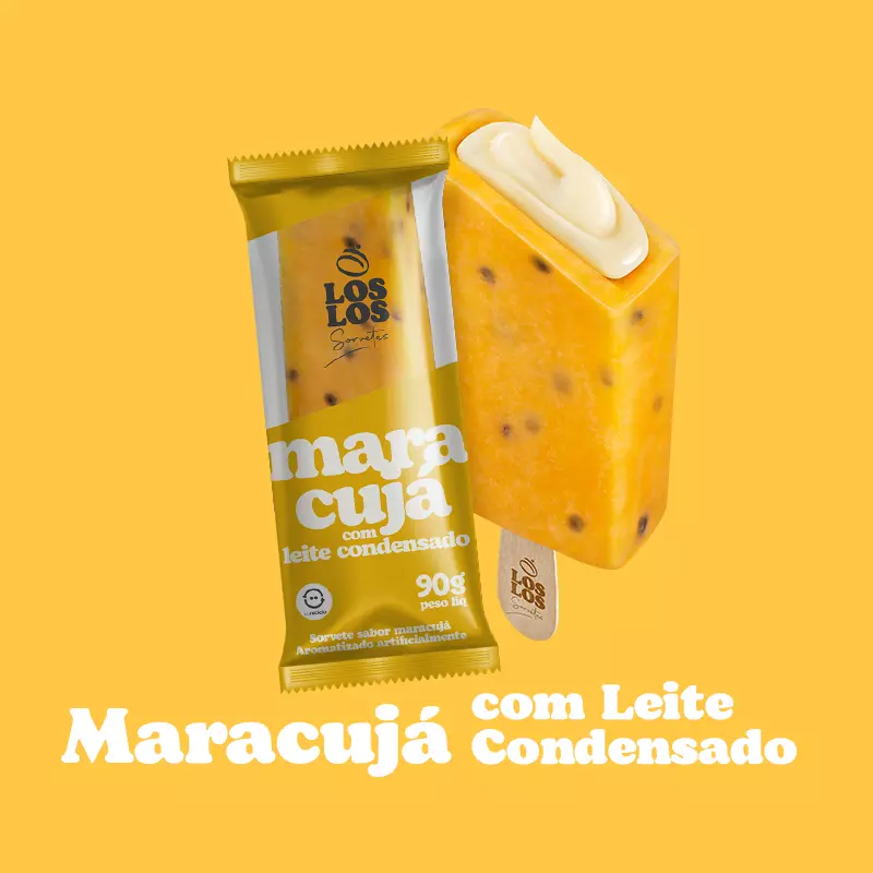 PALETA MARACUJÁ C/ LEITE CONDENSADO