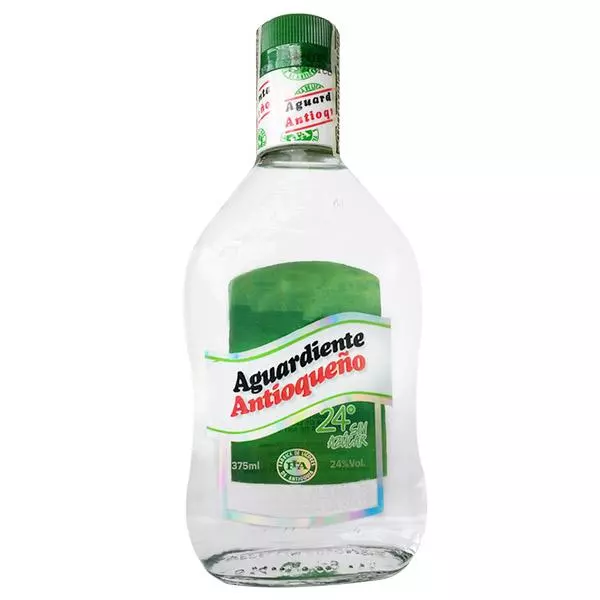 Aguardiente antioqueño Verde media x 375ml