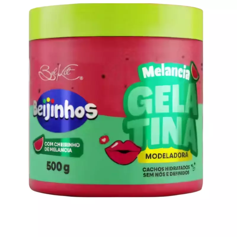 GELATINA BEIJINHOS MELANCIA 500g