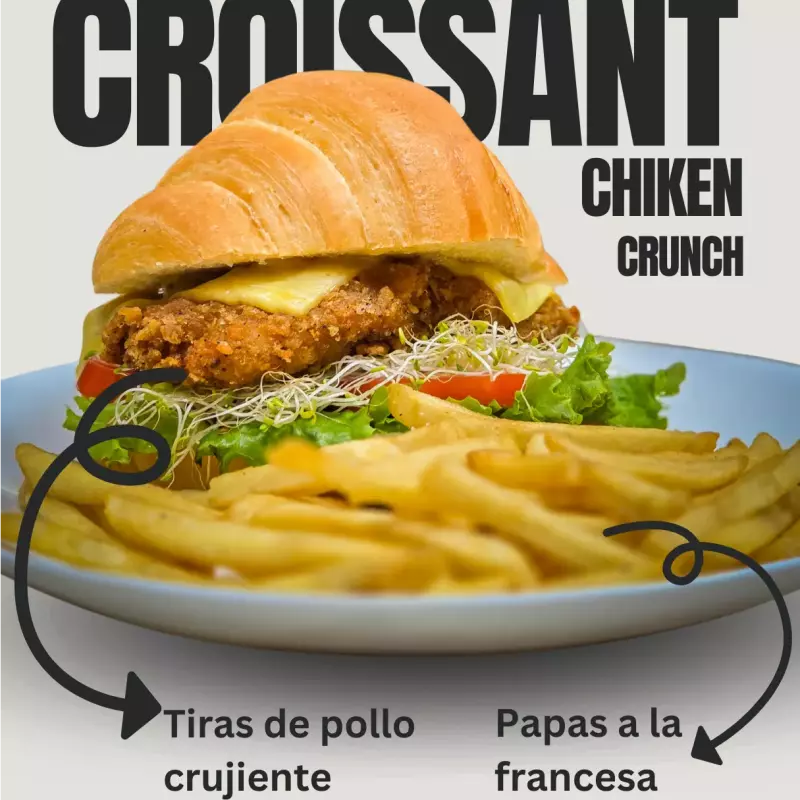 Croissant chicken crunch
