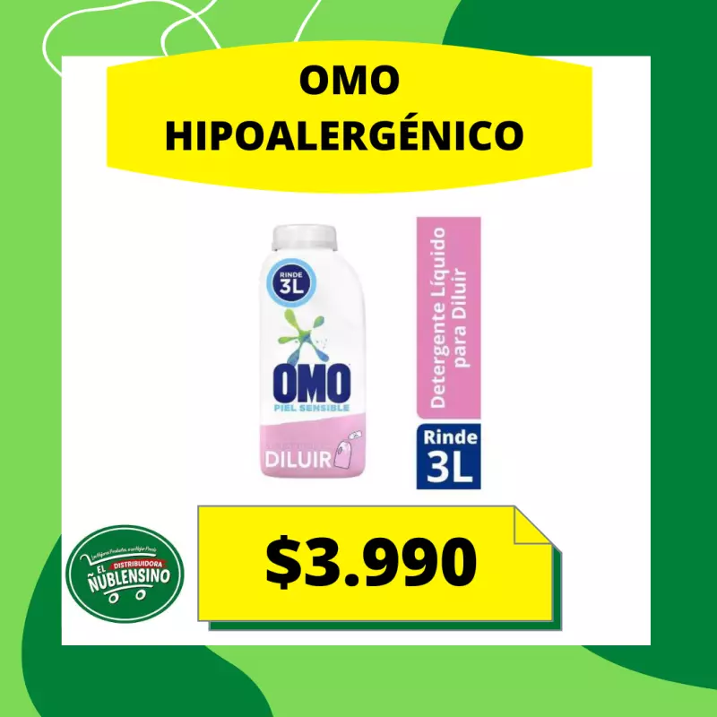 Detergente omo diluir hipoalergenic