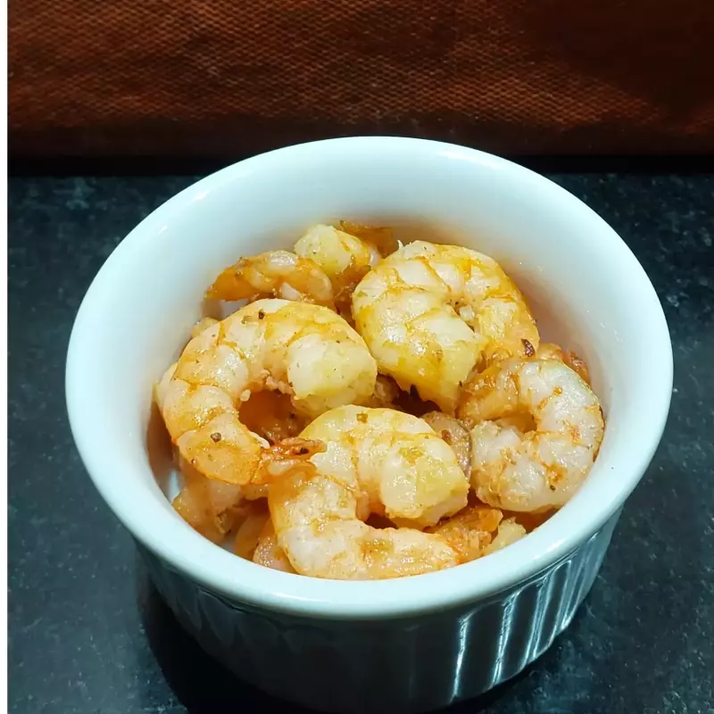 Porção de Camarão frito 50gr