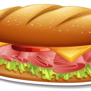 sandwich Jamón y Queso