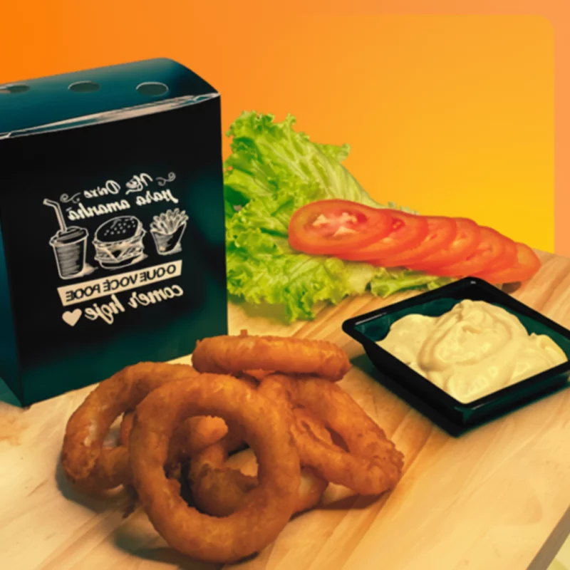 Onion Ring's com molho agridoce