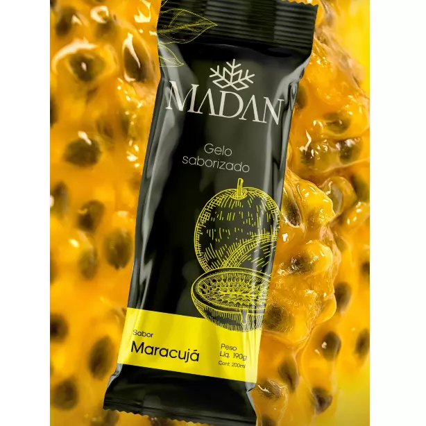 Gelo saborizado sabor Maracujá