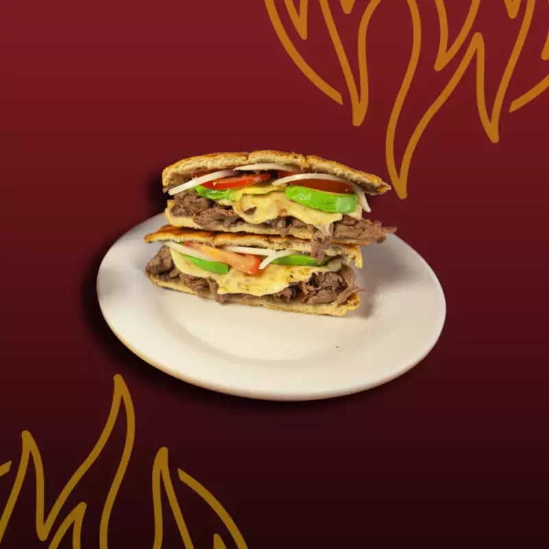 Tortalina de Arrachera con queso