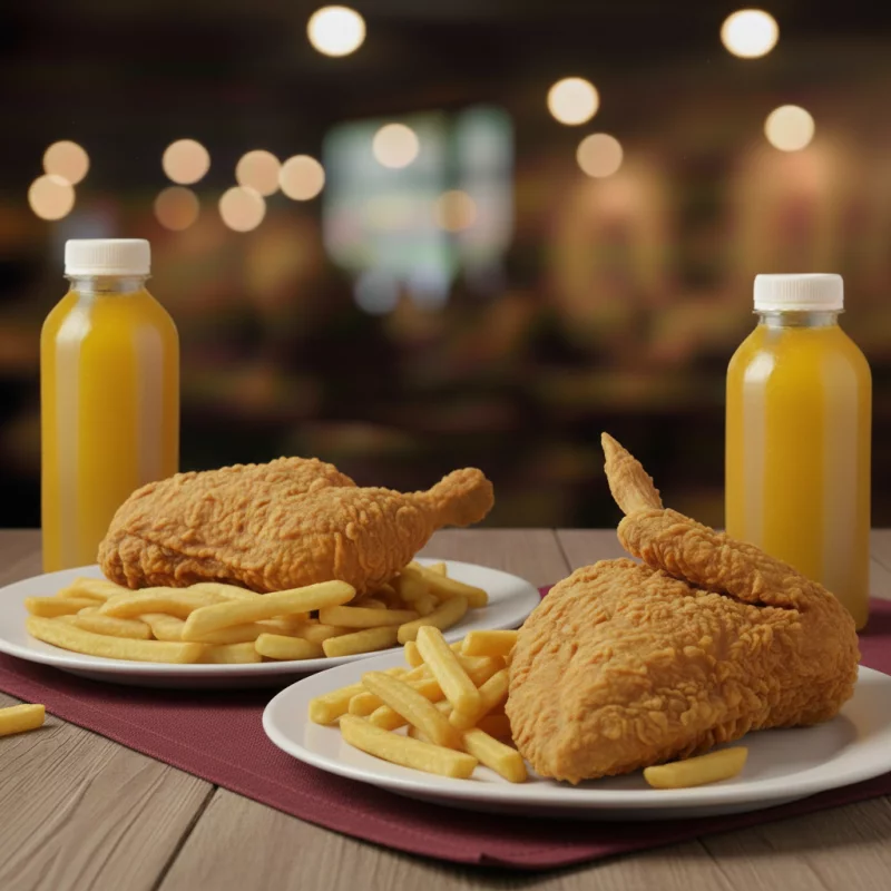 2CUARTOS BROSTER+ 1BEBIDA DE 1 LITRO