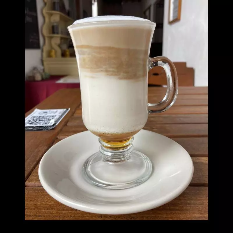 Capuchino de caramelo