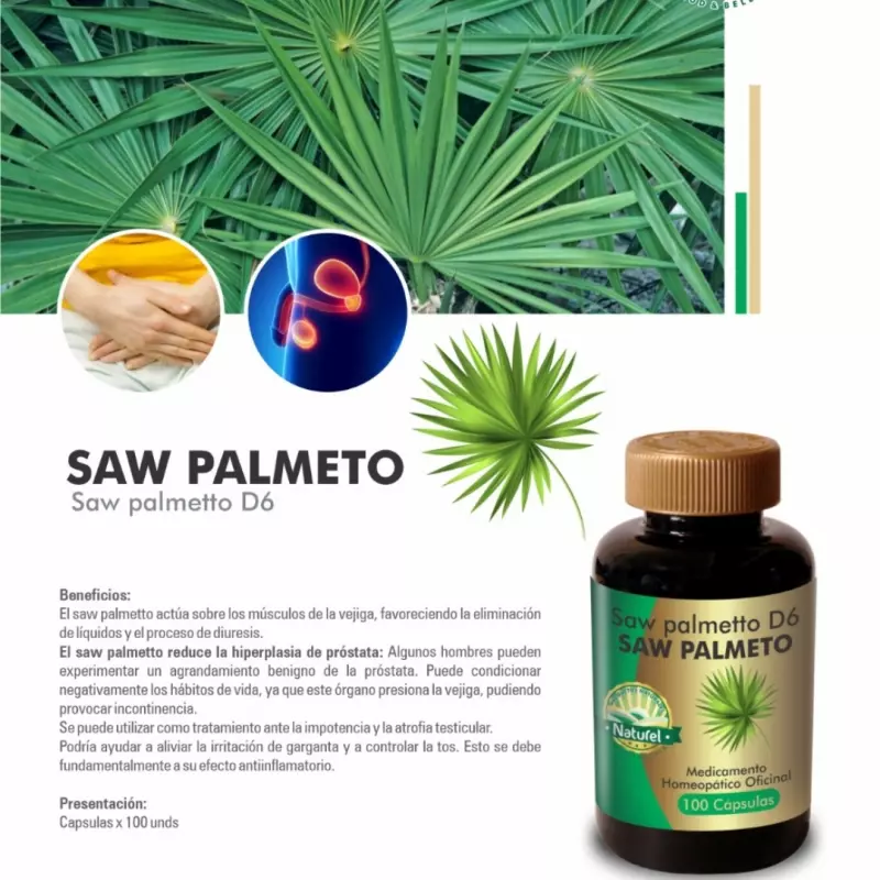 Saw Palmetto x100 Capsulas
