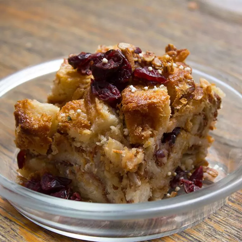 Pudín de arándanos (Rebanada)