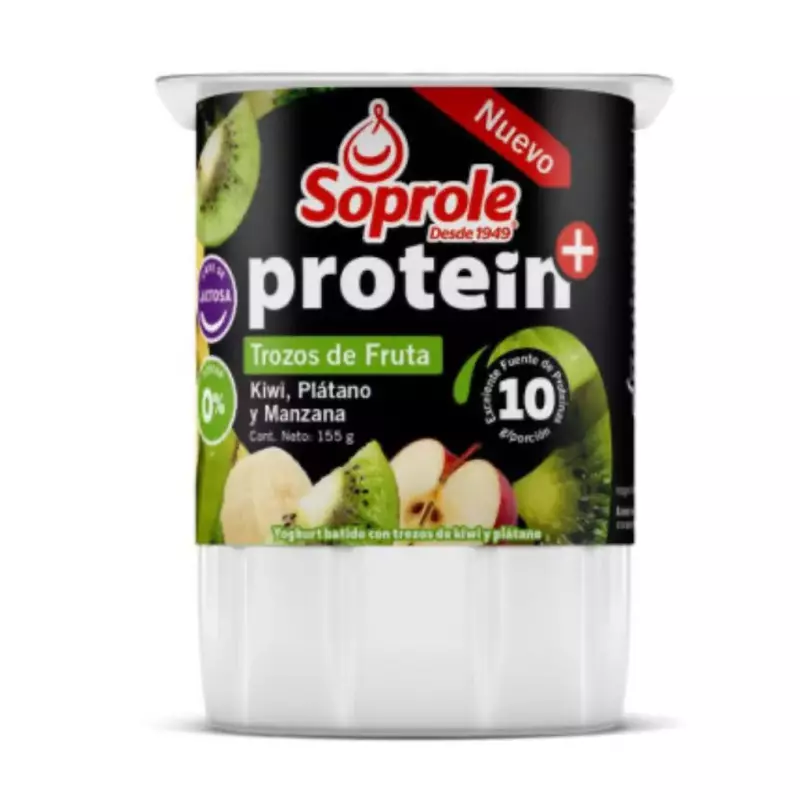 Yoghurt Protein trozo kiwi/plat/manz