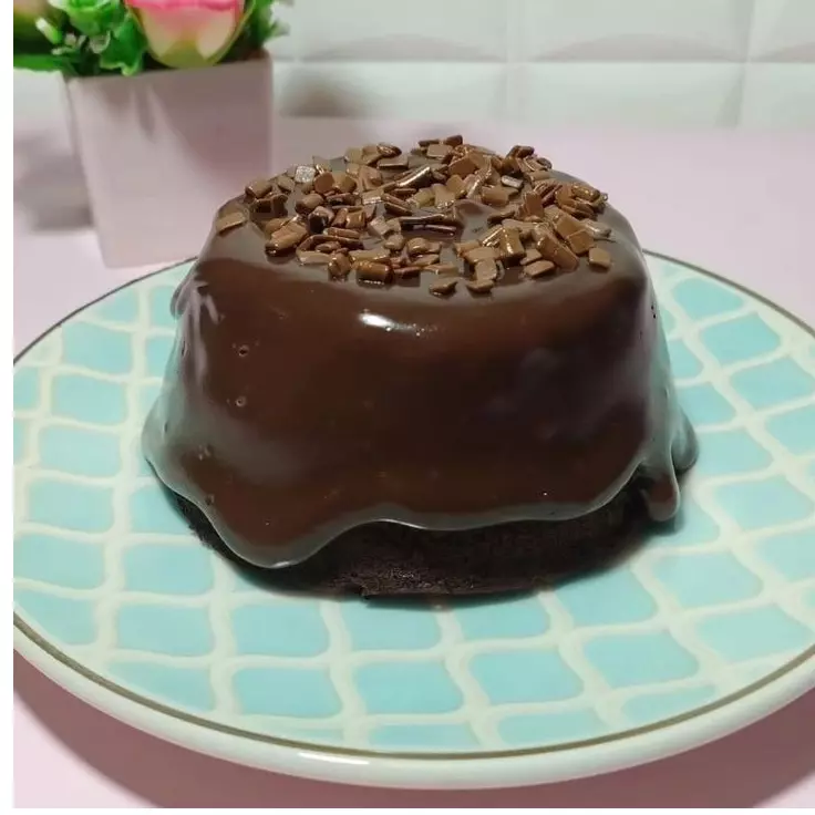 Mini vulcão chocolate