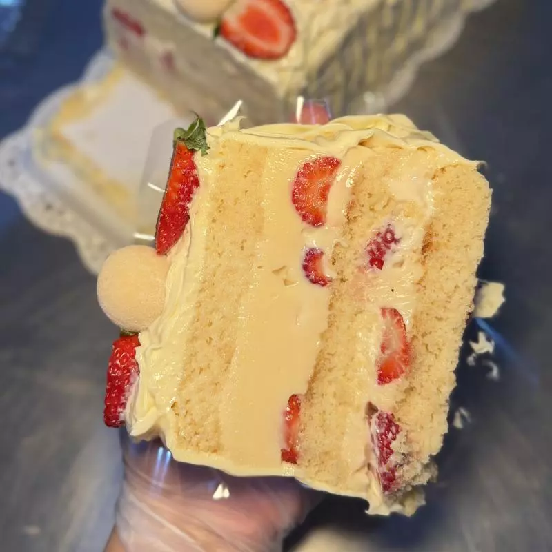 Fatia de morangos 🤤
