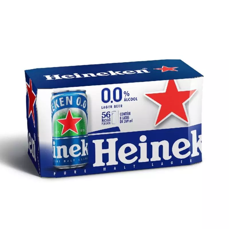 Cx Heninken s/ álcool