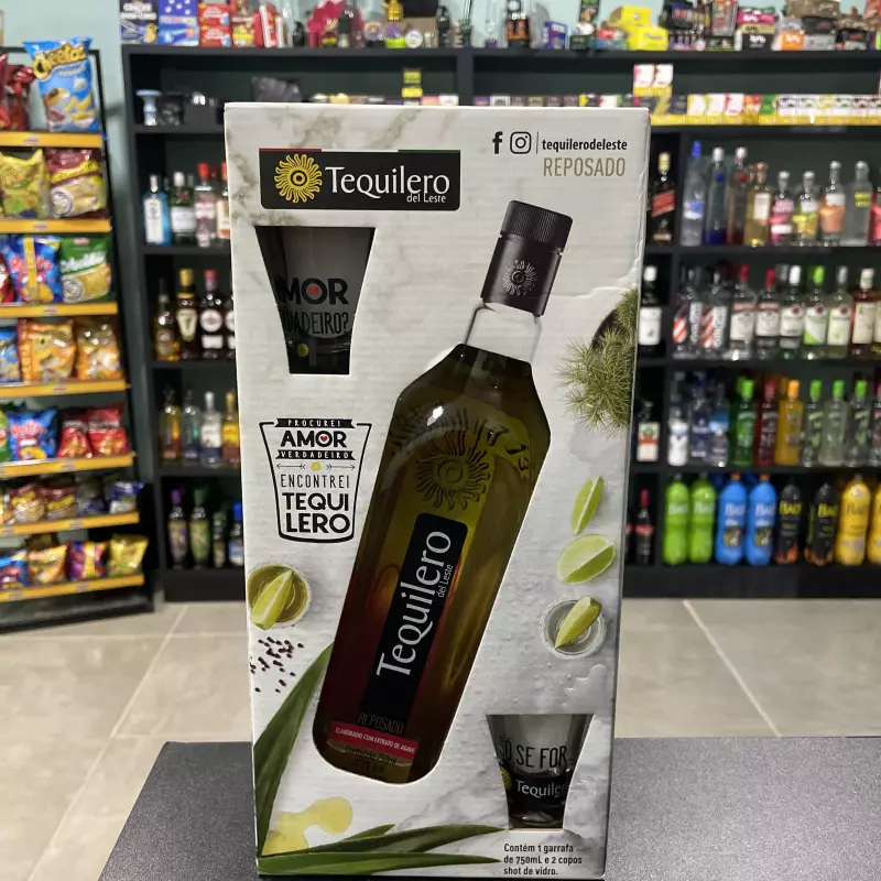 Kit Tequileiro Reposado c/ 2 Copos