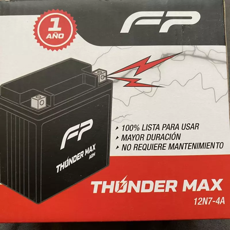 BATERIA FP THUNDER MAX AGM 12N7-4A