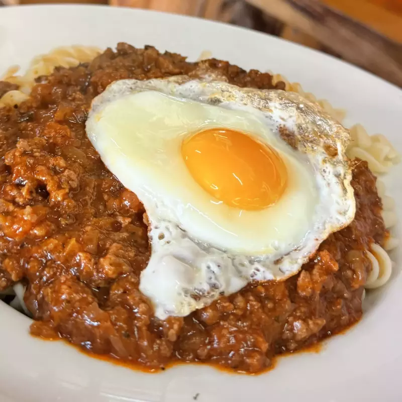 Espirales con salsa boloñesa