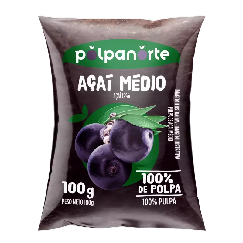 AÇAÍ MÉDIO POLPA 100G (1KG)